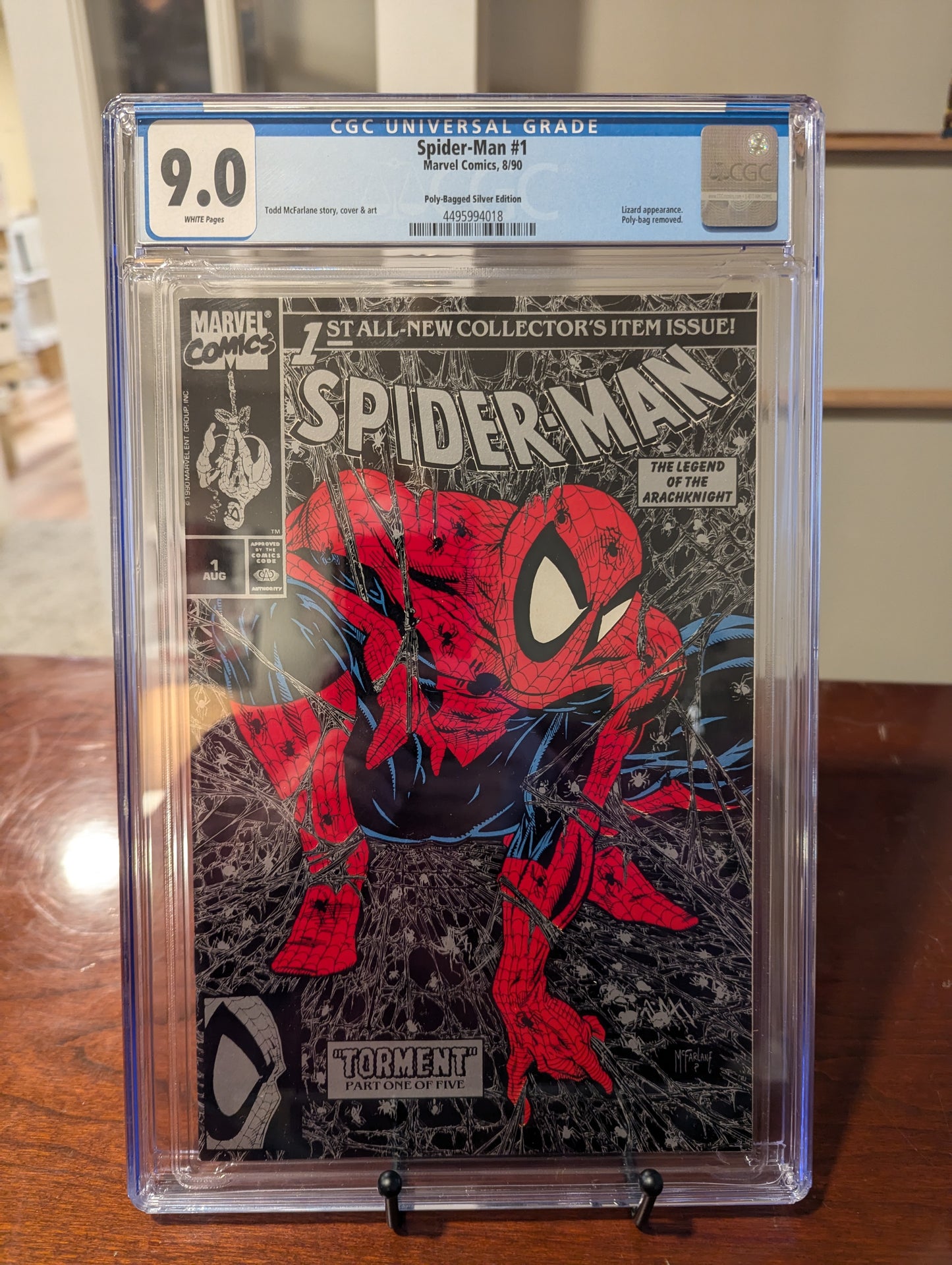 Spider-Man #1 Todd McFarlane Cover & Story 9.0 Silver Edition