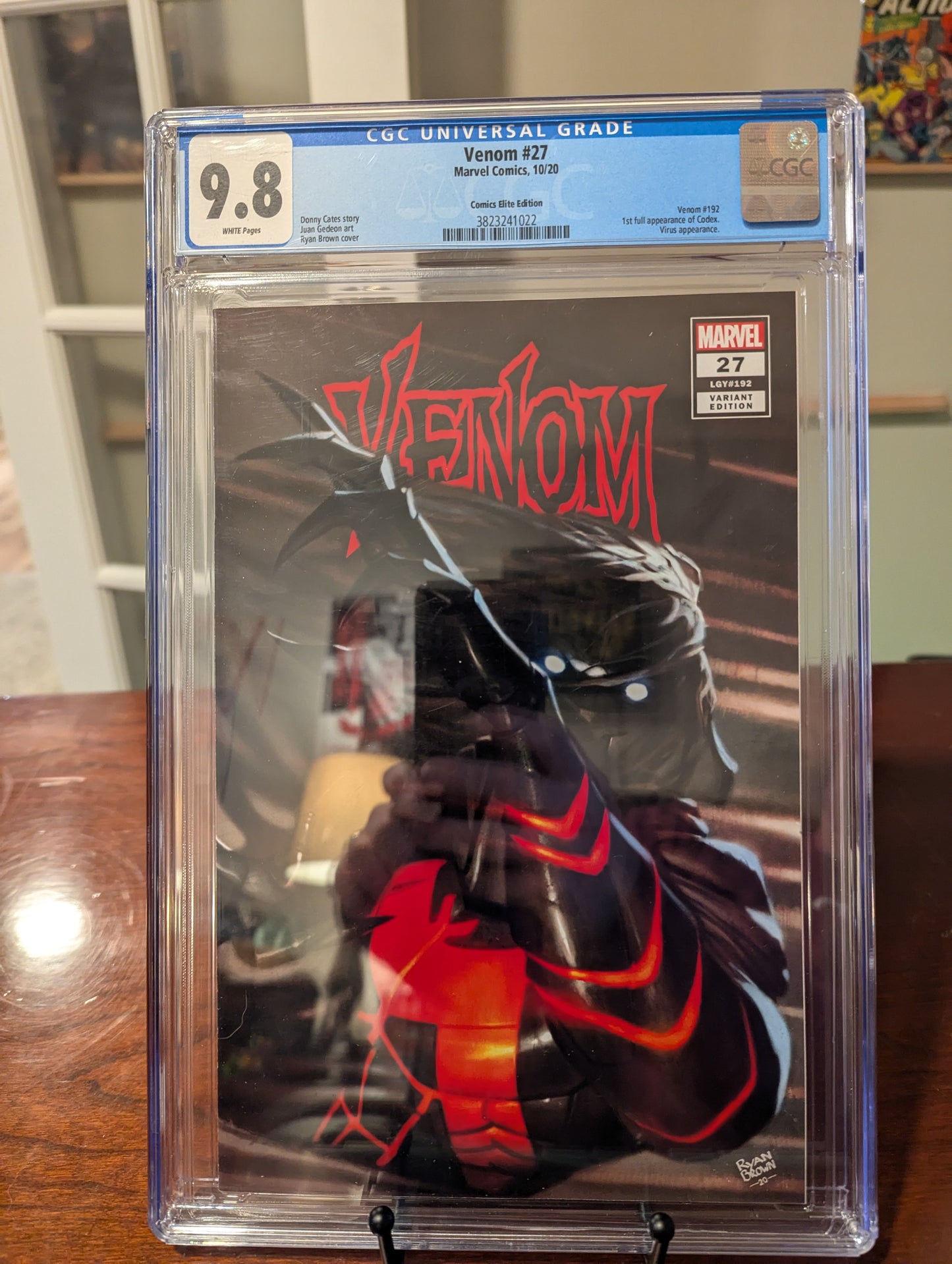 Venom #27 Comics Elite Donny Cates/Ryan Brown CGC 9.8 LGY #192 Variant